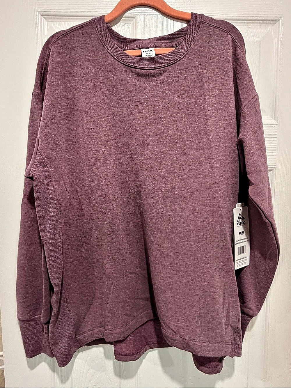 RBX Women's Long Sleeve Top in Purple Size Medium NWT